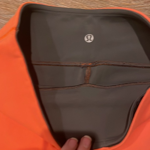 Orange Lululemon Leggings - Picture 2 of 2